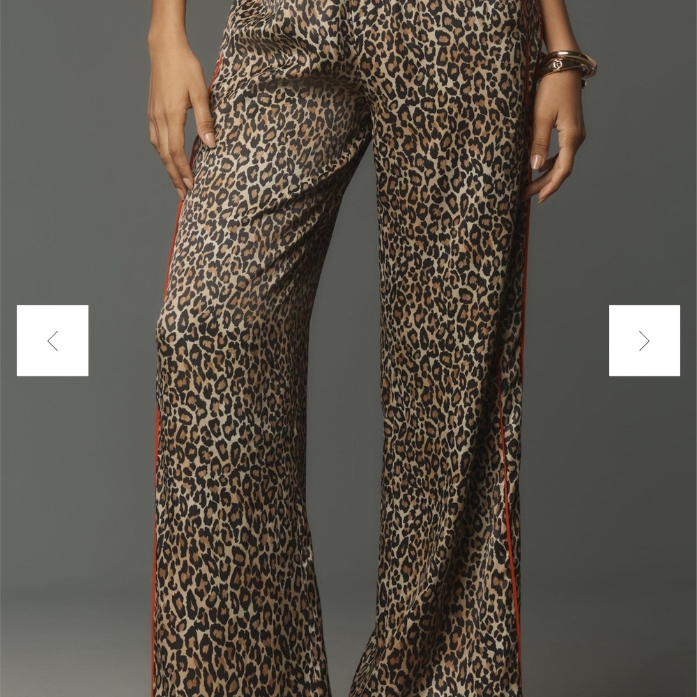 Anthropologie Brown Wide Leg Jumpsuit with Elegant Side Slits